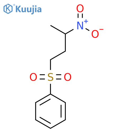 Benzene, [(3-nitrobutyl)sulfonyl]-, (-)- structure