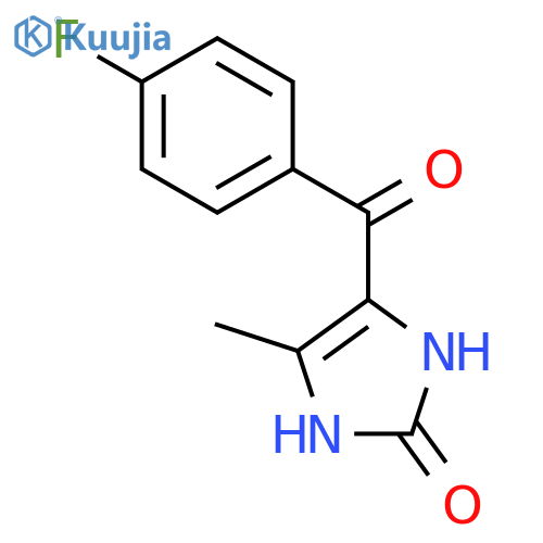 2H-Imidazol-2-one, 4-(4-fluorobenzoyl)-1,3-dihydro-5-methyl- structure