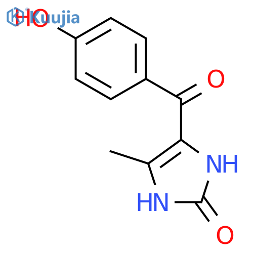 2H-Imidazol-2-one, 1,3-dihydro-4-(4-hydroxybenzoyl)-5-methyl- structure