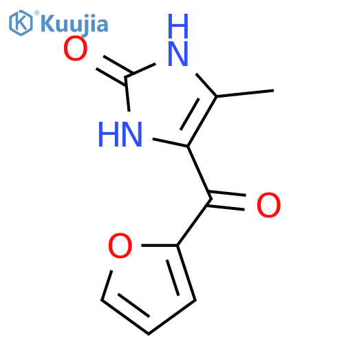 4-(2-furanylcarbonyl)-1,3-dihydro-5-methyl-2H-Imidazol-2-one structure