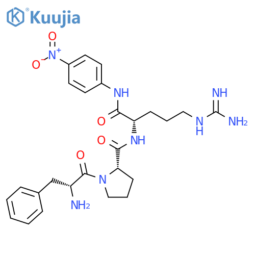 L-ARGININAMIDE, D-PHENYLALANYL-L-PROLYL-N-(4-NITROPHENYL)- structure