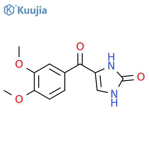 2H-Imidazol-2-one, 4-(3,4-dimethoxybenzoyl)-1,3-dihydro- structure