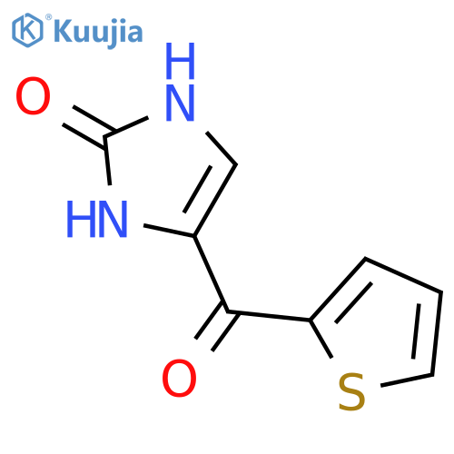 1,3-dihydro-4-(2-thienylcarbonyl)-2H-Imidazol-2-one structure