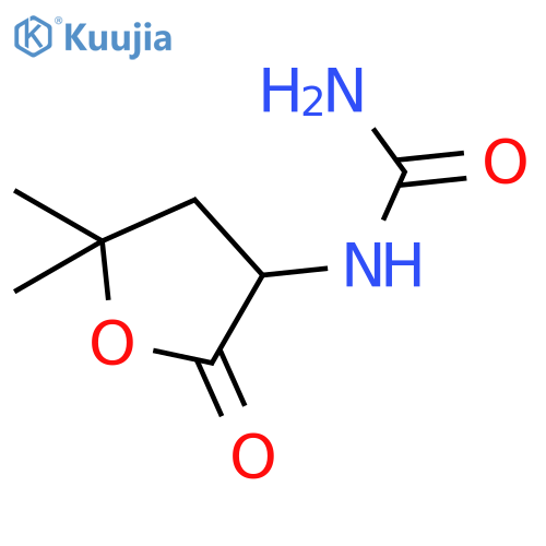 1-(5,5-dimethyl-2-oxotetrahydrofuran-3-yl)urea structure