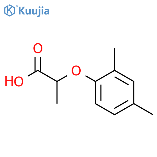 2-(2,4-dimethylphenoxy)propanoic acid structure
