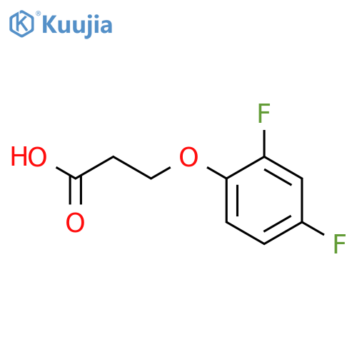 3-(2,4-Difluorophenoxy)propanoic Acid structure