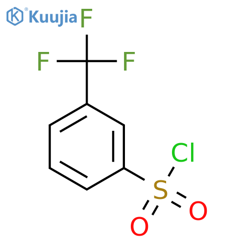 3-(trifluoromethyl)benzene-1-sulfonyl chloride structure