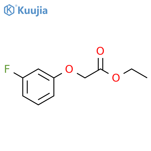 Ethyl 2-(3-fluorophenoxy)acetate structure