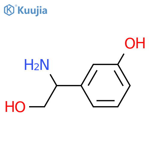 3-(1-amino-2-hydroxyethyl)phenol structure