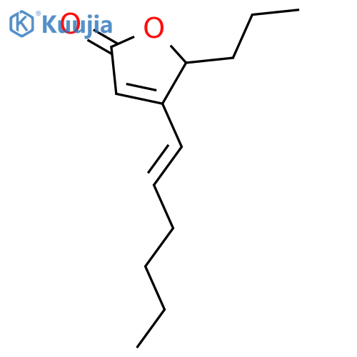 2(5H)-Furanone, 4-(1-hexenyl)-5-propyl- structure