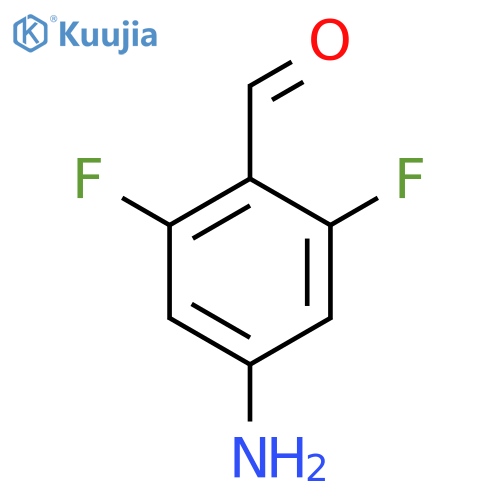 4-amino-2,6-difluoro-benzaldehyde structure