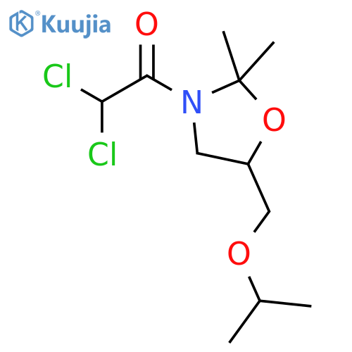 Oxazolidine, 3-(dichloroacetyl)-2,2-dimethyl-5-[(1-methylethoxy)methyl]- structure