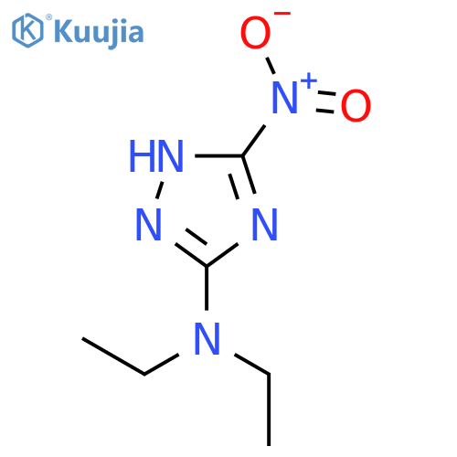 1H-1,2,4-Triazol-3-amine, N,N-diethyl-5-nitro- structure