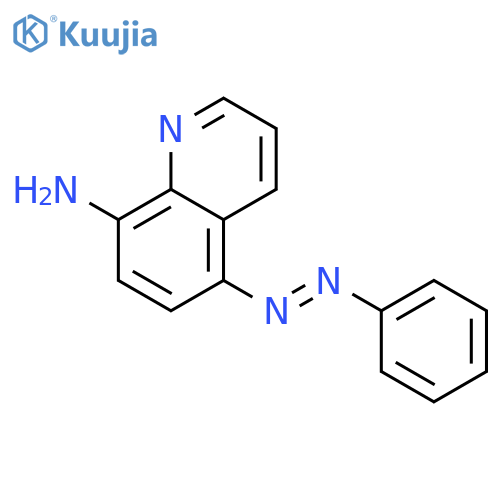 8-Quinolinamine, 5-(phenylazo)- structure