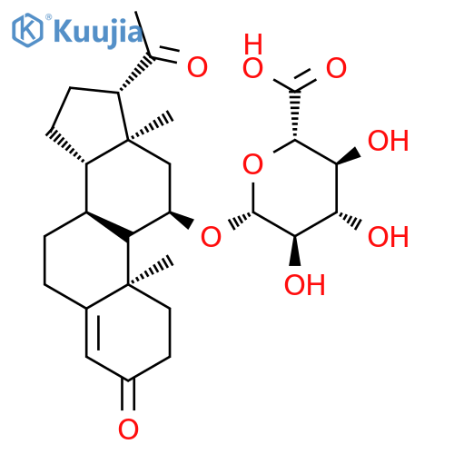 11a-Hydroxy Progesterone b-D-Glucuronide structure