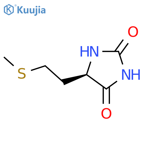 2,4-Imidazolidinedione, 5-[2-(methylthio)ethyl]-, (5R)- structure