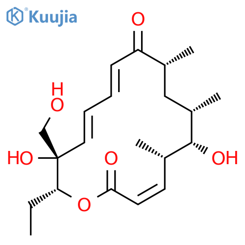 Oxacyclohexadeca-3,11,13-triene-2,10-dione,16-ethyl-6,15-dihydroxy-15-(hydroxymethyl)-5,7,9-trimethyl-,(3E,5S,6S,7S,9R,11E,13E,15S,16R)- (9CI) structure