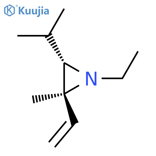 Aziridine,2-ethenyl-1-ethyl-2-methyl-3-(1-methylethyl)-, cis- (9CI) structure