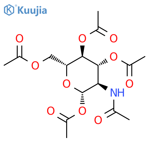 b-D-Glucosamine Pentaacetate structure