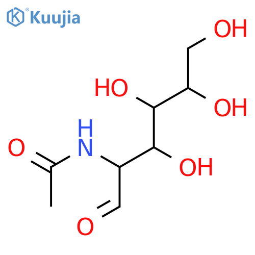 N-((2R,3S,4R,5S,6R)-2,4,5-Trihydroxy-6-(hydroxymethyl)tetrahydro-2H-pyran-3-yl)acetamide structure