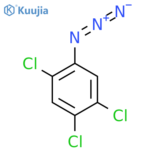 1-Azido-2,4,5-trichlorobenzene structure