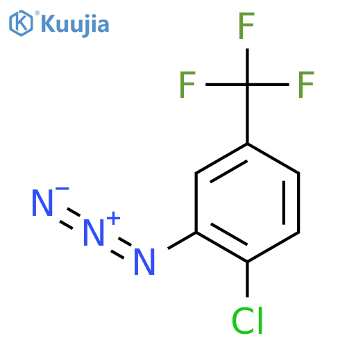 2-Azido-1-chloro-4-(trifluoromethyl)benzene structure