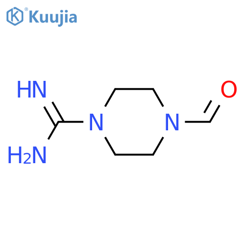 1-Piperazinecarboximidamide,4-formyl- structure