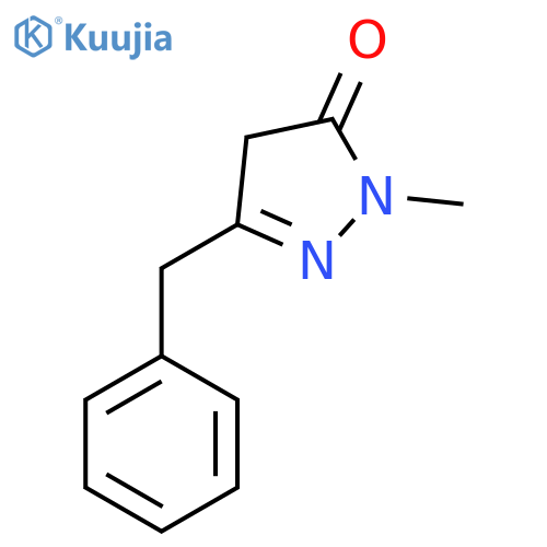 3-Benzyl-1-methyl-1h-pyrazol-5(4h)-one structure