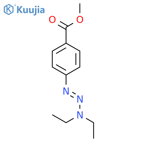 Benzoic acid, 4-(3,3-diethyl-1-triazenyl)-, methyl ester structure