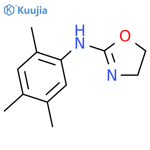 N-(2,4,5-trimethylphenyl)-4,5-dihydro-1,3-oxazol-2-amine structure