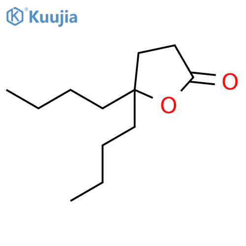 2(3H)-Furanone,5,5-dibutyldihydro- structure