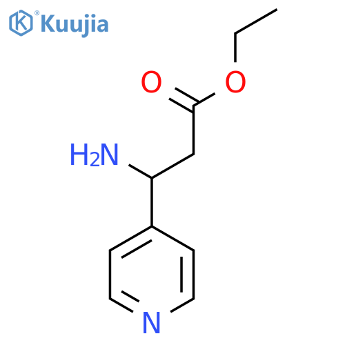 Ethyl 3-amino-3-(pyridin-4-yl)propanoate structure