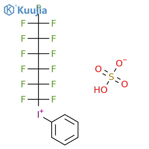 Iodonium, phenyl(tridecafluorohexyl)-, sulfate (1:1) structure