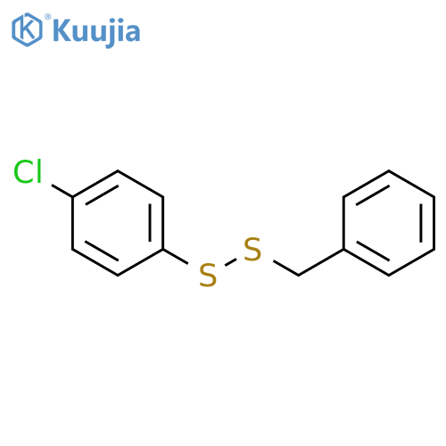 Disulfide, 4-chlorophenyl phenylmethyl structure