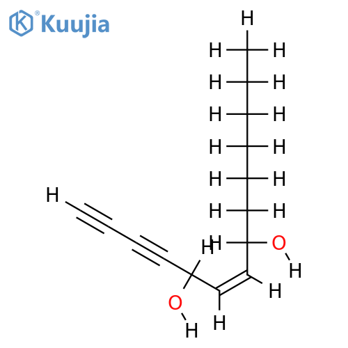 (Z)-form-6-Tetradecene-1,3-diyne-5,8-diol, structure