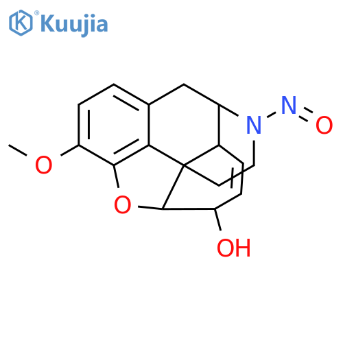 Morphinan-6-ol,7,8-didehydro-4,5-epoxy-3-methoxy-17-nitroso-, (5a,6a)- (9CI) structure
