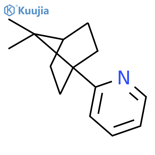 Pyridine,2-(7,7-dimethylbicyclo[2.2.1]hept-1-yl)- structure