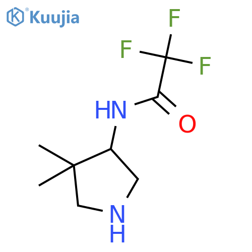 Acetamide,N-(4,4-dimethyl-3-pyrrolidinyl)-2,2,2-trifluoro-, (+)- structure