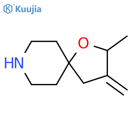 2-methyl-3-methylidene-1-oxa-8-azaspiro4.5decane structure