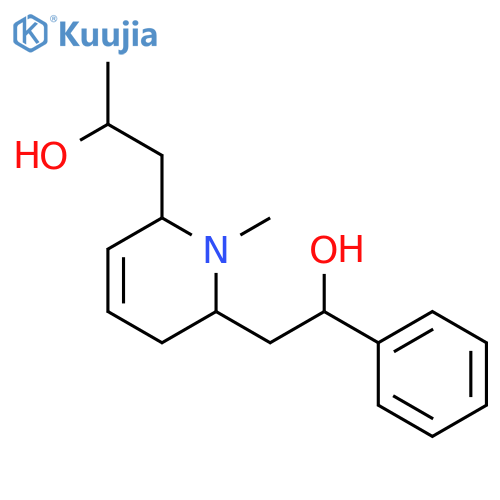 2,6-Pyridinediethanol,1,2,3,6-tetrahydro-a6,1-dimethyl-a2-phenyl-, hydrochloride (1:1), (a2S,a6R,2S,6R)- structure