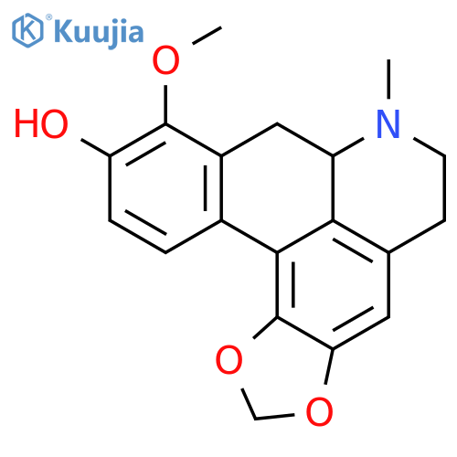 (7aR)-9-methoxy-7-methyl-6,7,7a,8-tetrahydro-5H-[1,3]benzodioxolo[6,5,4-de]benzo[g]quinolin-10-ol structure
