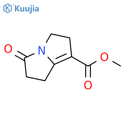 2,3,5,6-tetrahydro-3-oxo-1H-Pyrrolizine-7-carboxylic acid methyl ester structure