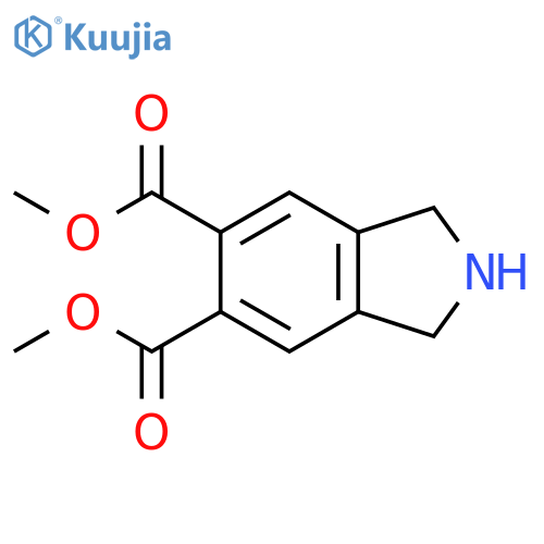 5,6-Dimethyl 2,3-dihydro-1H-isoindole-5,6-dicarboxylate structure