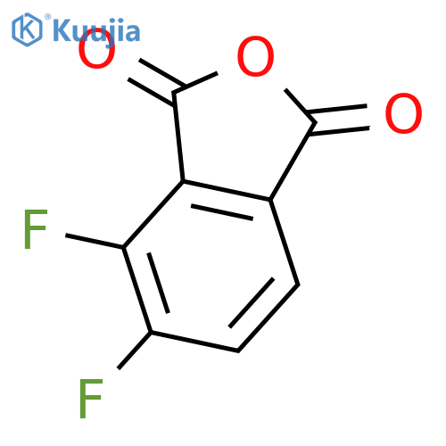 4,5-difluoro-1,3-dihydro-2-benzofuran-1,3-dione structure