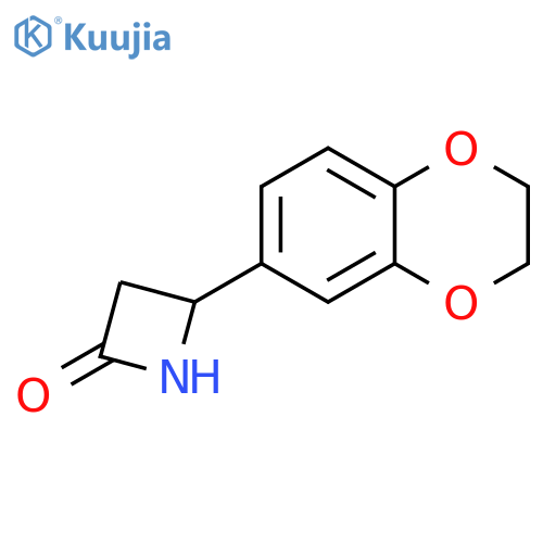 4-(2,3-dihydro-1,4-benzodioxin-6-yl)azetidin-2-one structure