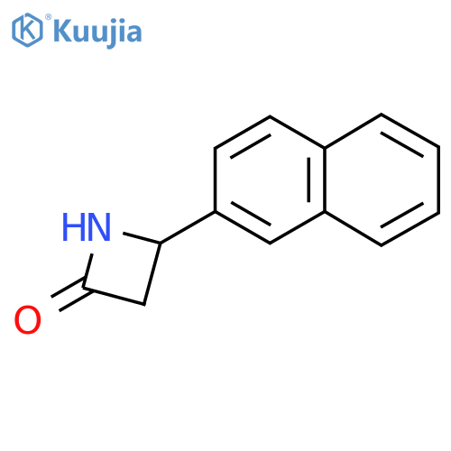 4-(naphthalen-2-yl)azetidin-2-one structure
