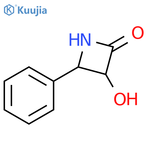 3-Hydroxy-4-phenylazetidin-2-one structure