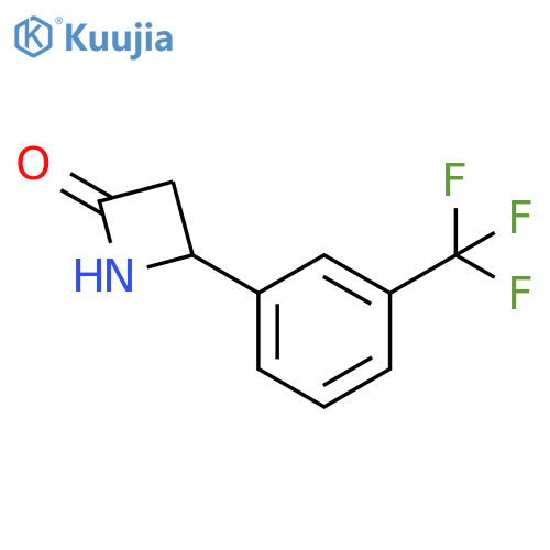 4-3-(trifluoromethyl)phenylazetidin-2-one structure