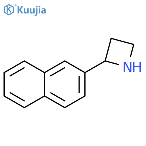 2-(naphthalen-2-yl)azetidine structure
