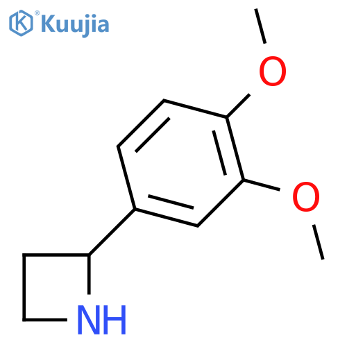 2-(3,4-dimethoxyphenyl)azetidine structure